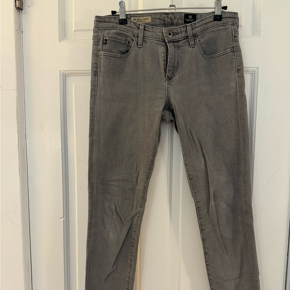 AG Stevie Ankle Jeans - Gray - size 27R